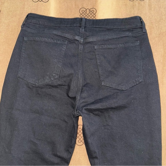 Old Navy NWT! Black Jack High-Waisted Secret-Smooth Pockets O.G. Straight Jeans - Picture 15 of 16